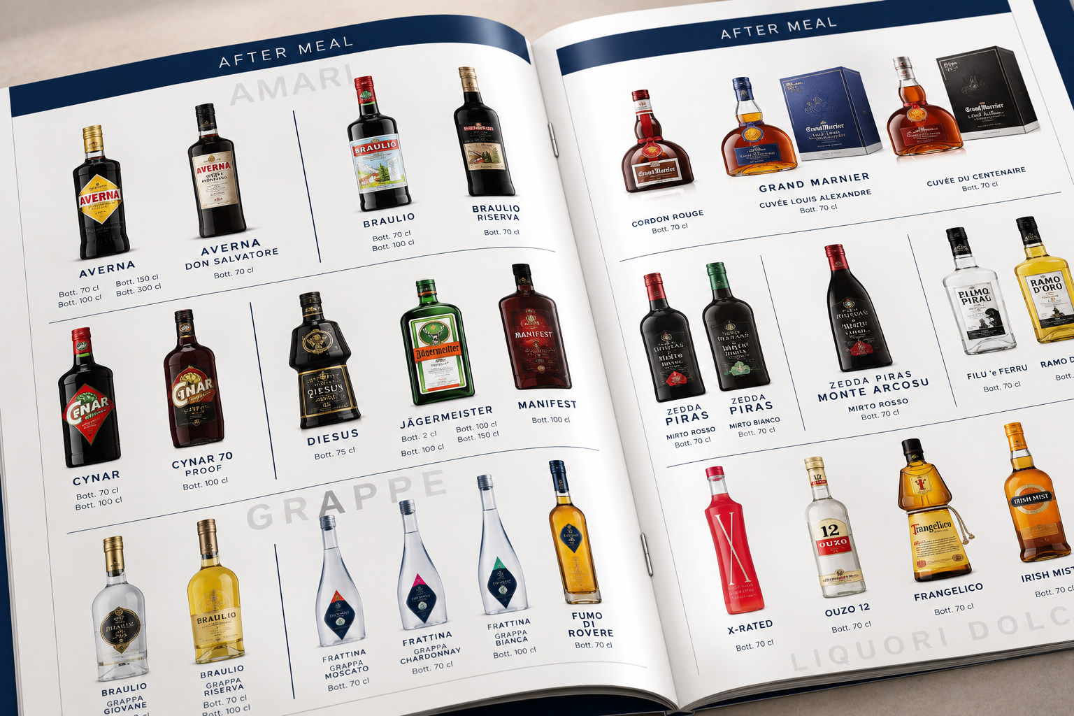 Pagine interne del catalogo Campari con selezione dei prodotti